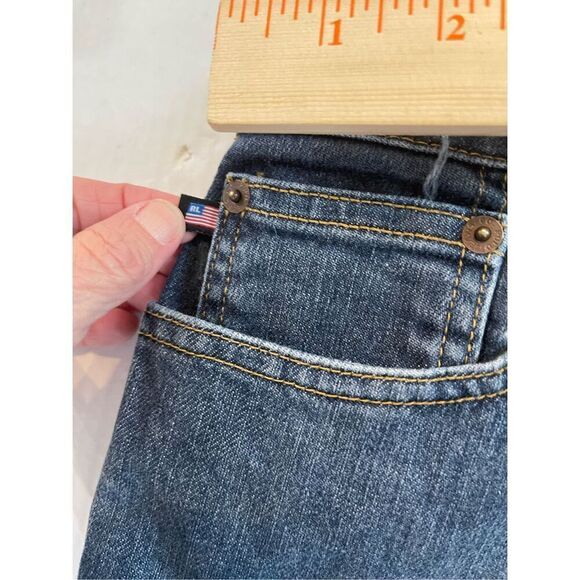 Vintage Ralph Lauren Polo Jeans Womens  Snap Legs Jeans Bootcut Flare Size 10 A7 - Picture 7 of 11